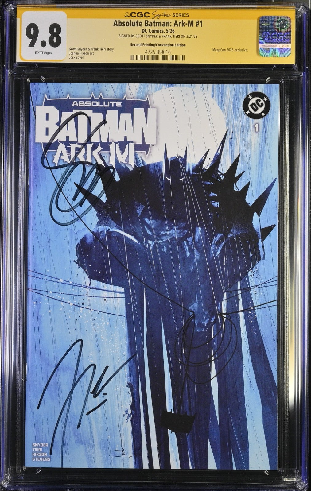 Absolute Batman: Ark-M #1 | CGC 9.8 | MegaCon 2026 | Scott Synder & Frank Tieri
