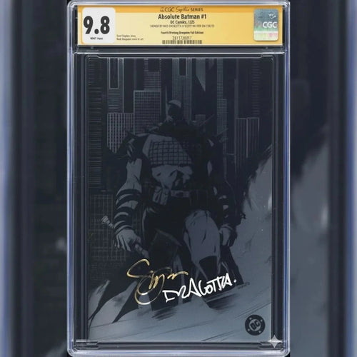 Absolute Batman #1 | CGC SS 9.8 | Foil Edition | 2X Signed By Dragotta/Snyder signed CGC comic