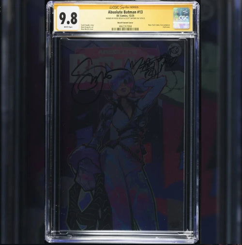 Absolute Batman #13 | CGC SS 9.8 | 2X Signed | Snyder/Besch | NYCC 2025 signed CGC comic